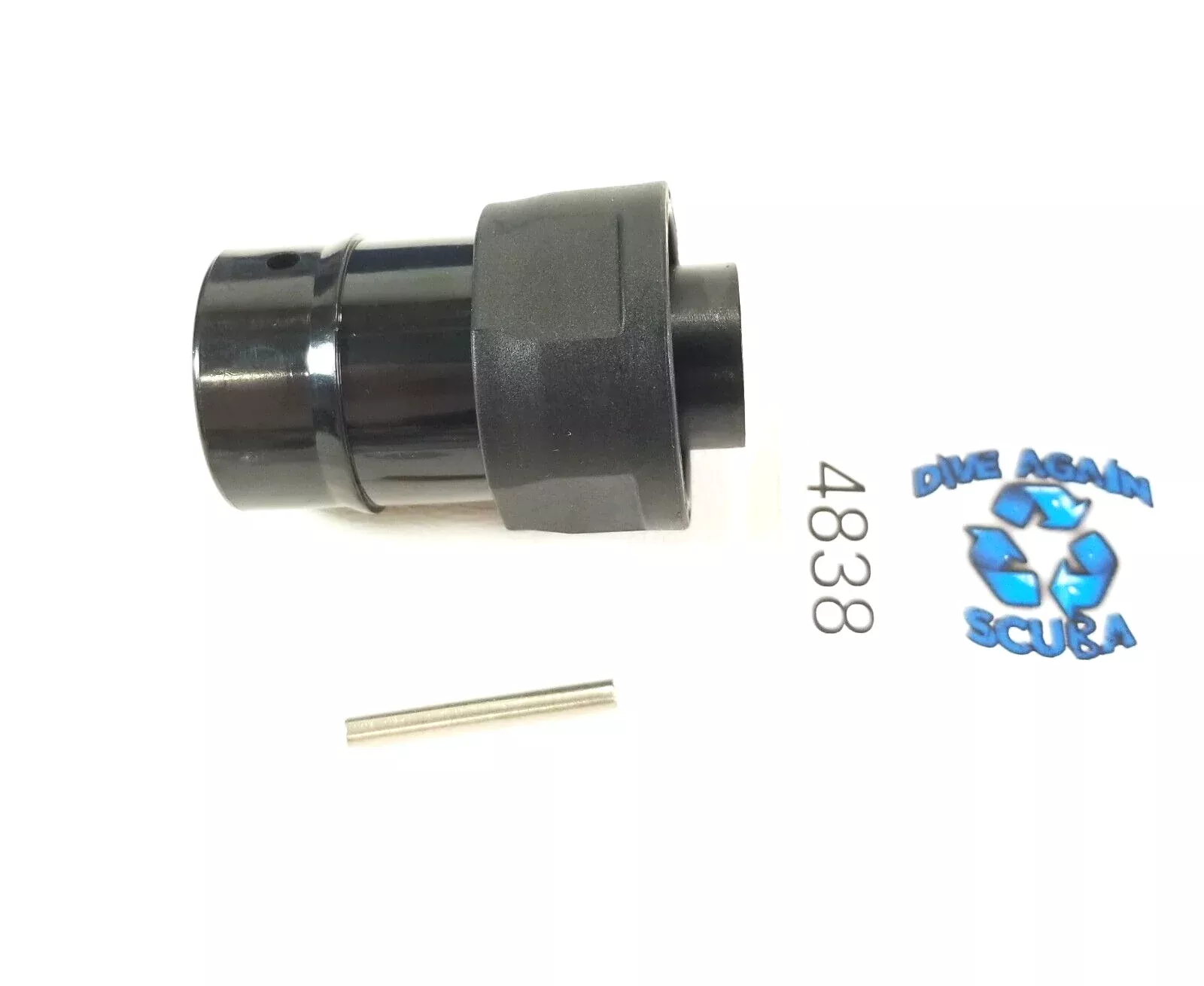 1" Adapter for Atomic SS1 Octo Inflator Regulator Scuba Dive Air 2 + Pin O-ring