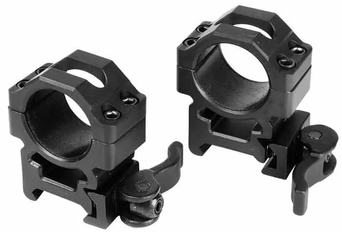1" Quick-Detach Rings, Medium, Weaver/Picatinny