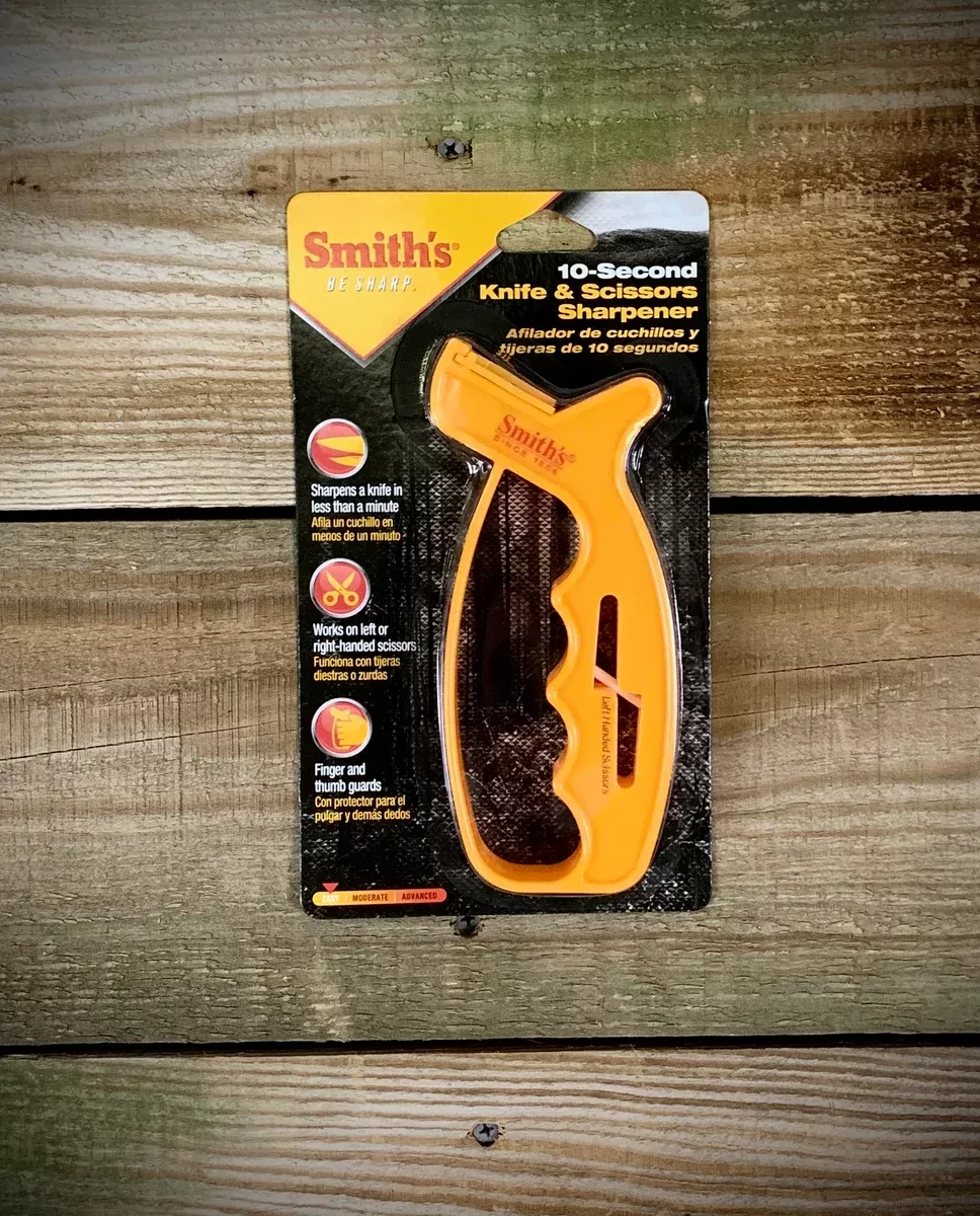 10-Second Knife and Scissors Sharpener, A must for Garage and Kitchen