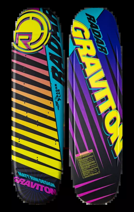 2026 Radar Graviton Trick Ski - Retro Flash
