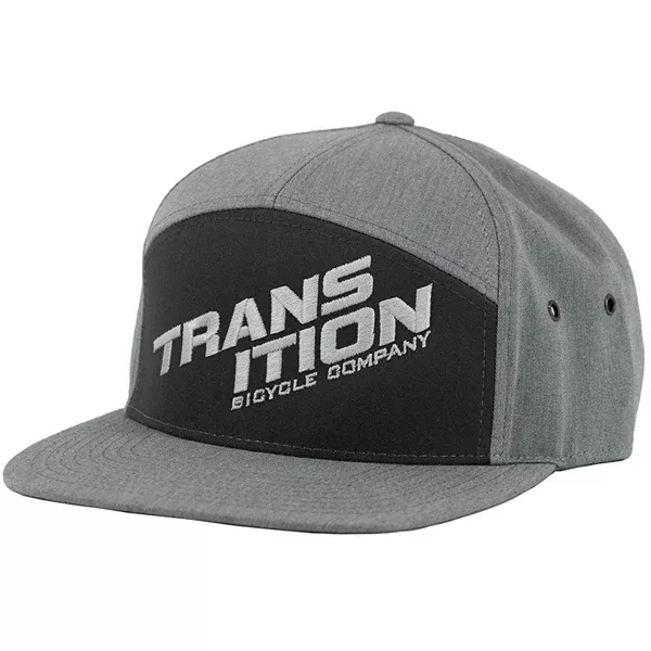 7 Panel Strapback - Grey