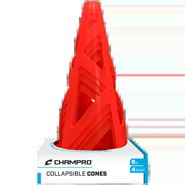 9" Collapsible Cones - 4 Pack