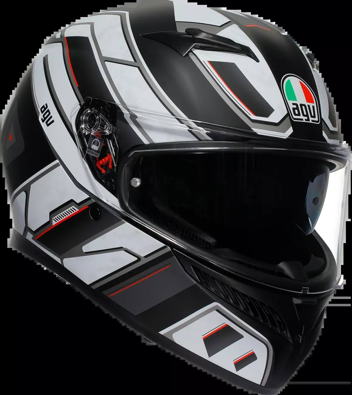 AGV K3 Rivia Matte Black/White Helmet