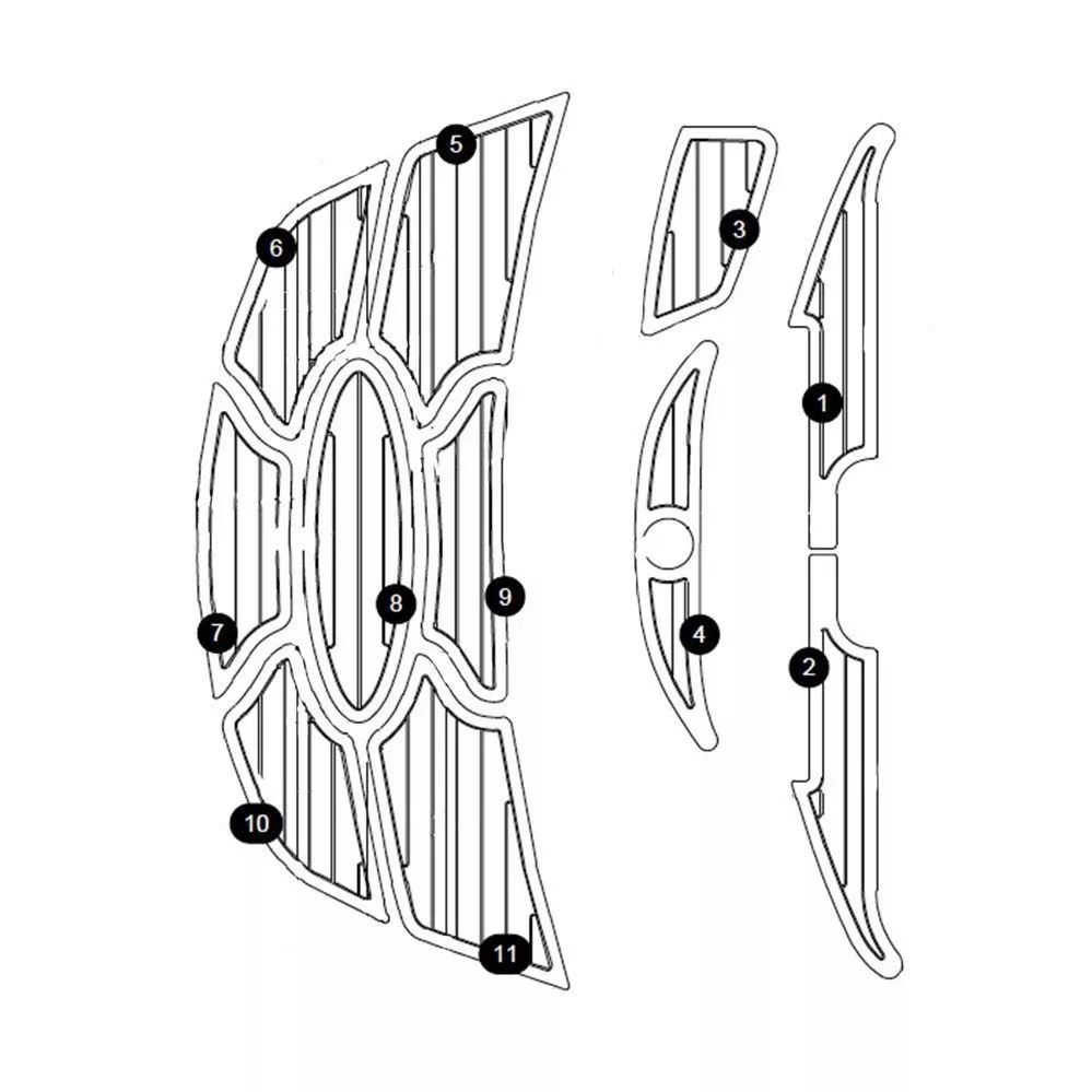 Air Nautique 226 SeaDek Kit (2004-2008)