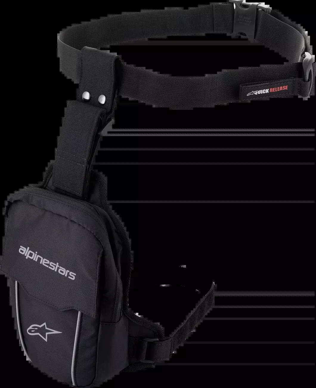 Alpinestars Black Thigh Bag