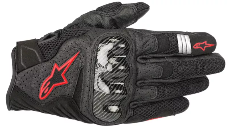 Alpinestars SMX-1 Air V2 Black/Red Gloves