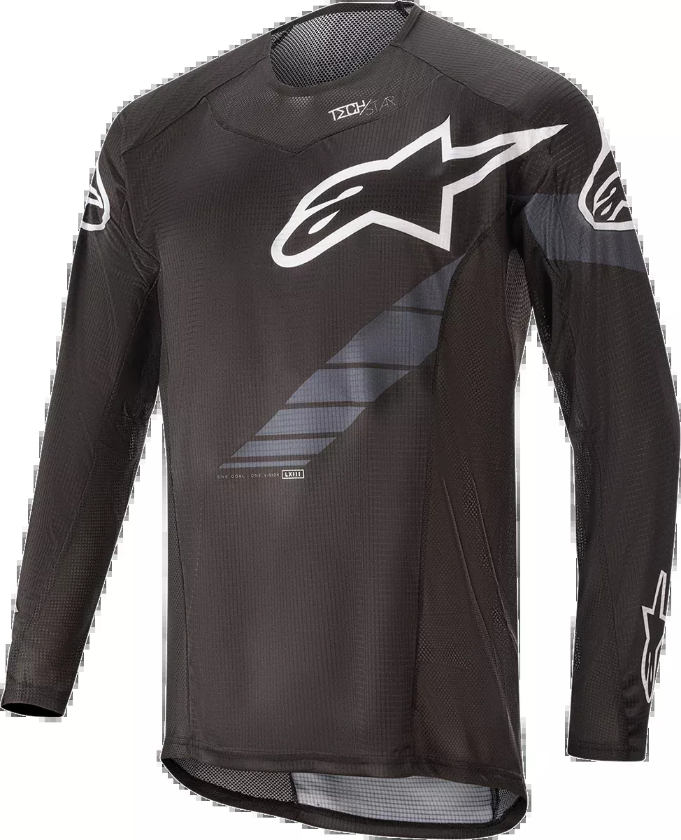Alpinestars Techstar Long-Sleeve Black/Gray Jersey