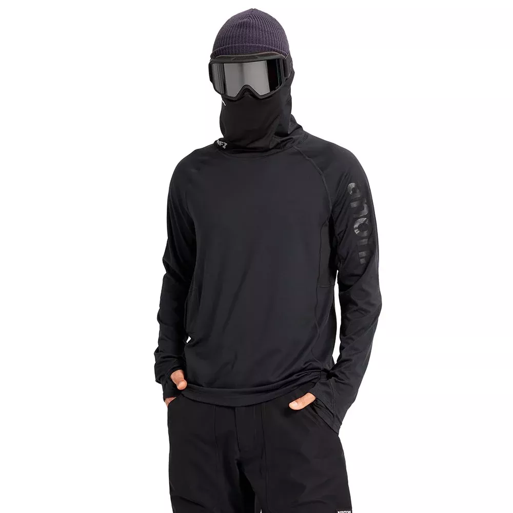 Anon MFI Lightweight Long Sleeve Base Layer Crewneck Top - Black