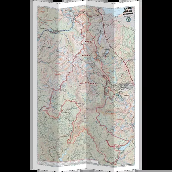Ansel Adams Wilderness Map