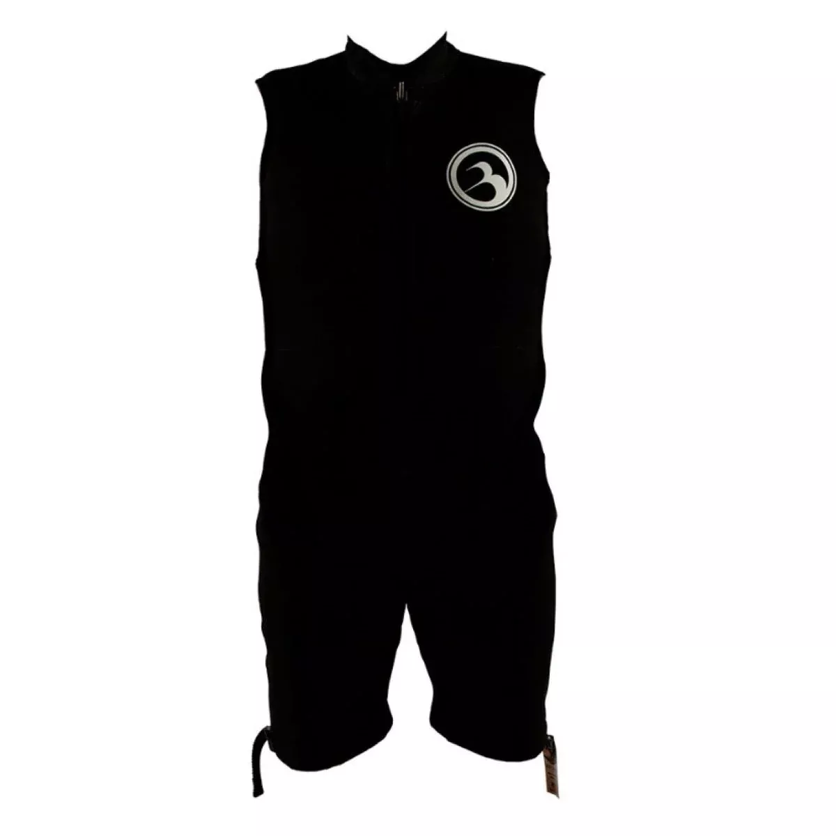 Barefoot Intl Sleeveless Wetsuit Black W/ White Logo
