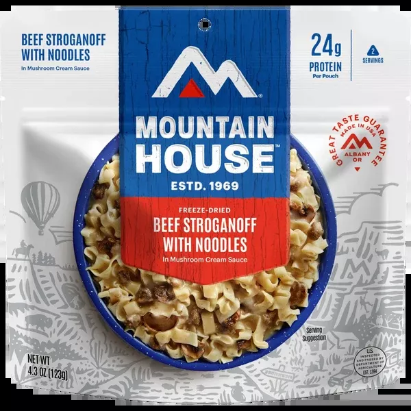 Beef Stroganoff with Noodles (2 Servings)