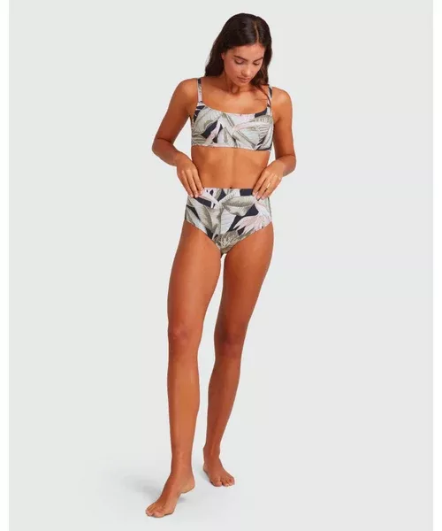 Billabong Hideaway Hi Retro Bottoms - Off Black