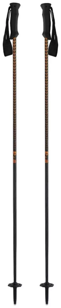 Black Crows STANS Ski Carbon Poles - Black / Orange