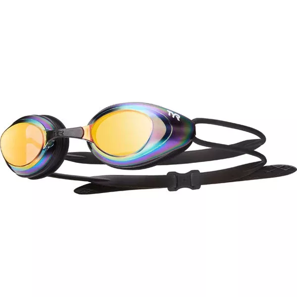Black Hawk Racing Mirrored - Gold/Metal Rainbow/Black