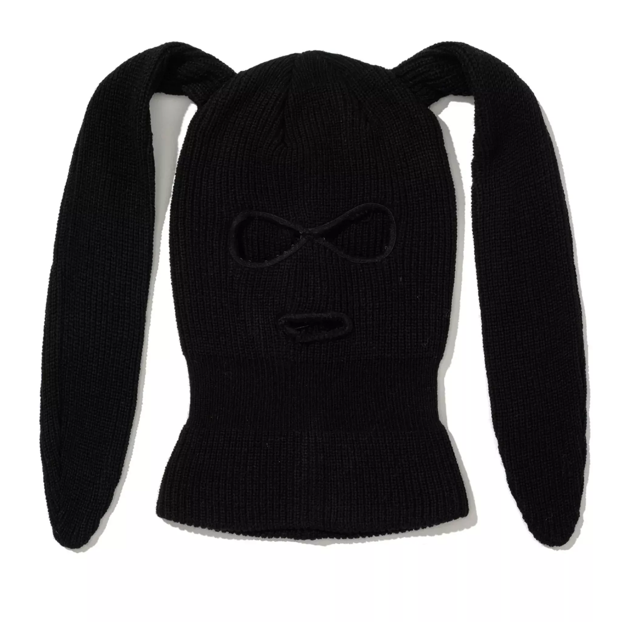BSR Bunny Ear Facemask - Black