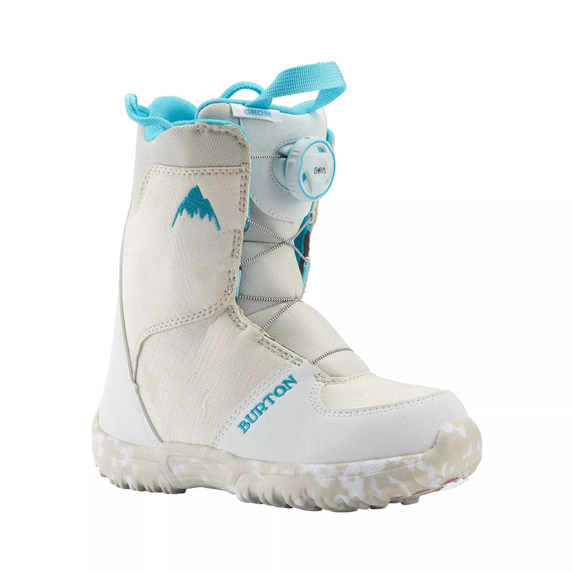 Burton Kids' Grom Boa Boot - White