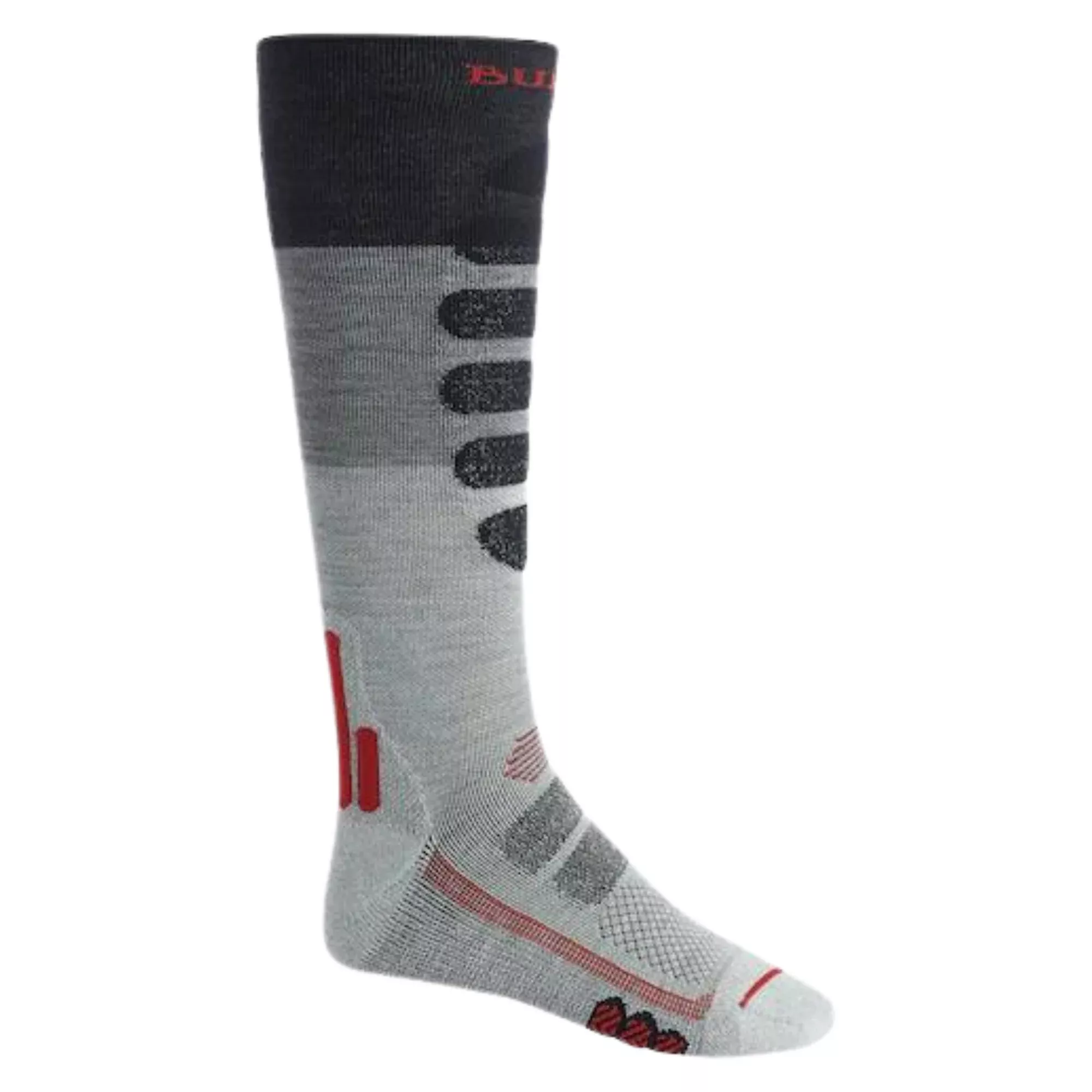 Burton Men's Performance + Lightweight CompressionSocks - Grey Heather Block