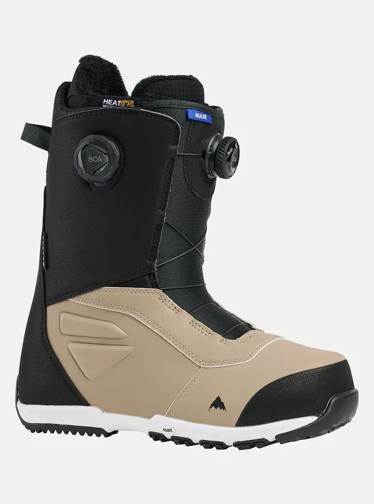Burton Ruler Boa Men's Snowboard Boot 2026 - Black / Summit Taupe