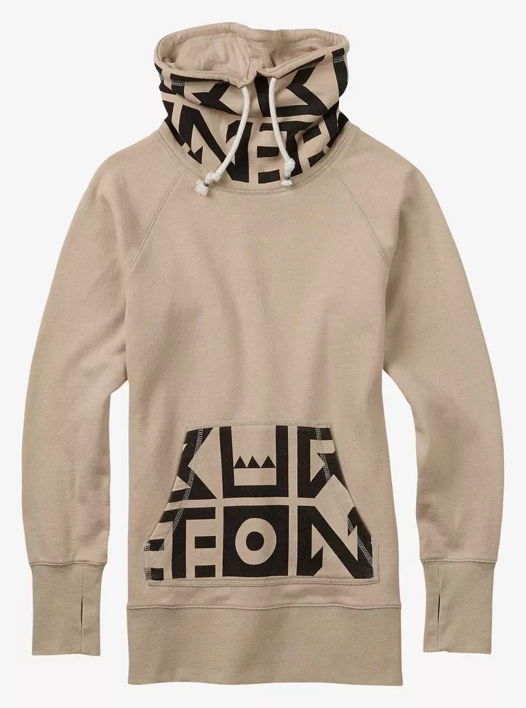 Burton Women's Fox Trot Funnel Pullover Cream