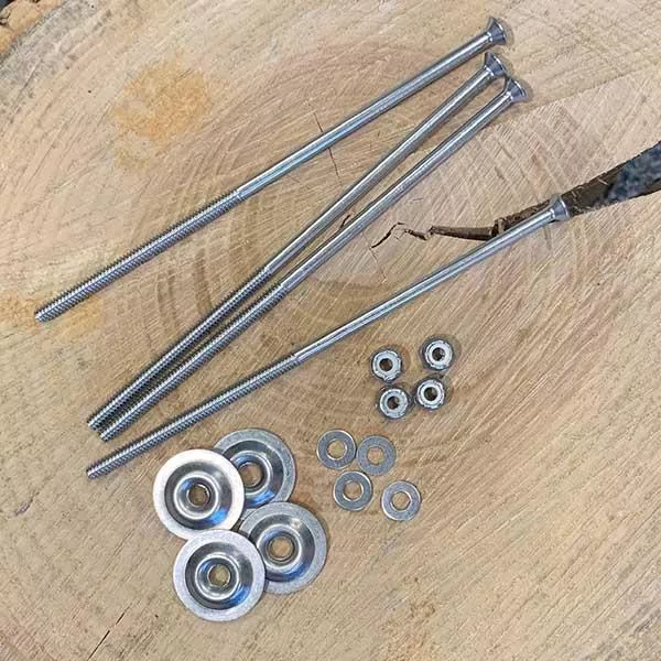 Canoe Seat Bolt Kit (vinyl gunwales)