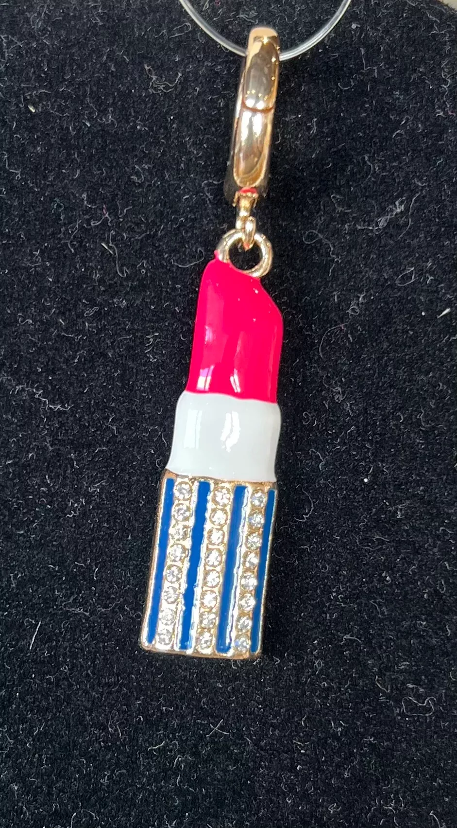 Canvas Large Lipstick Charm