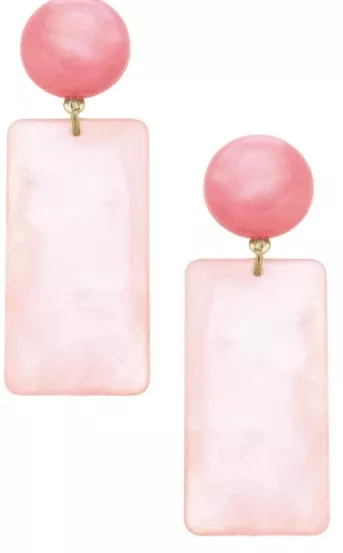 Canvas Style: Sophie Marbled Resin Earrings