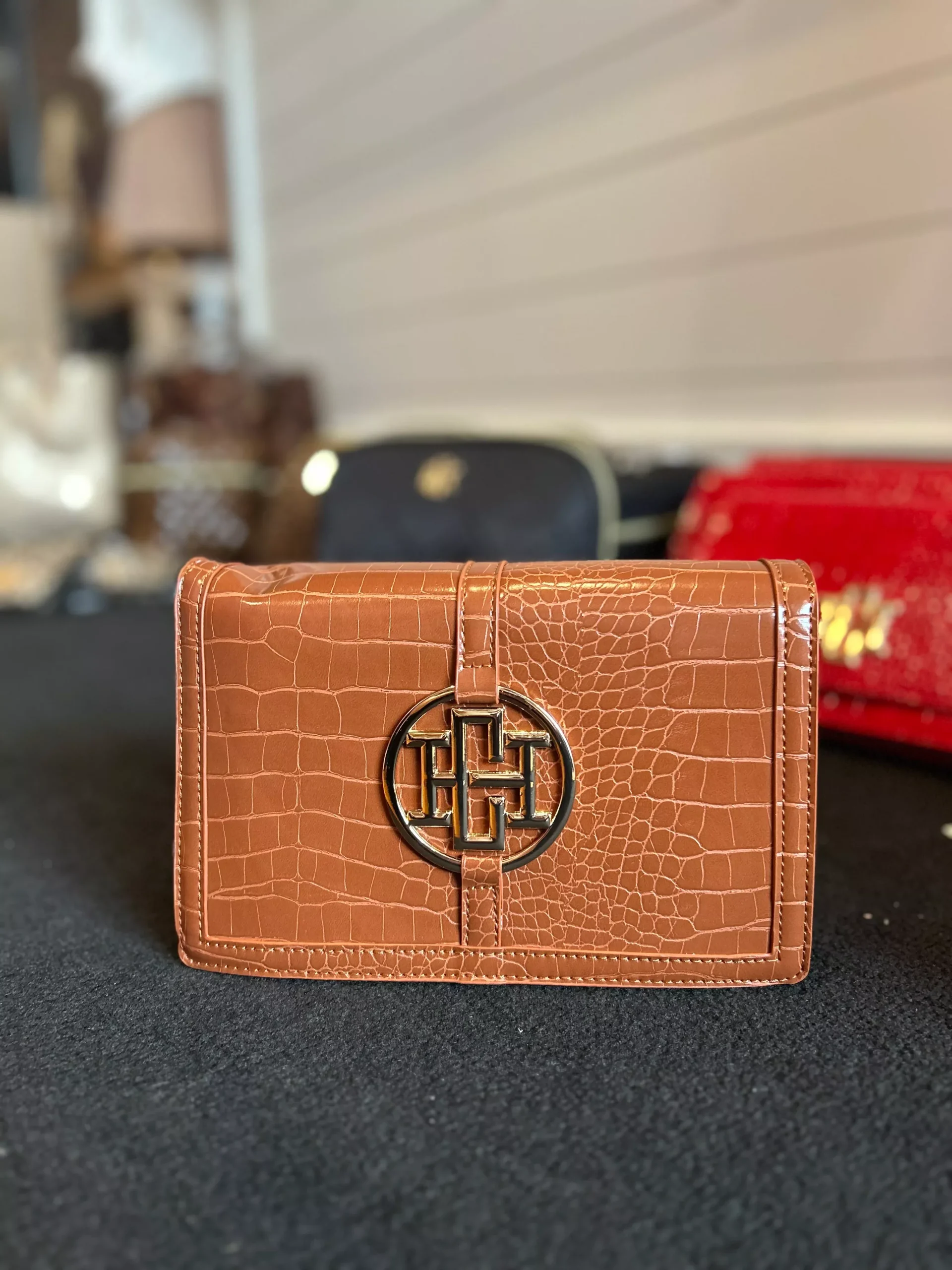Carolina Hill Cecilia Logo Handbag