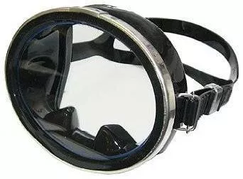 Classic Old School Oval Silicone Scuba Diving Snorkeling Mask