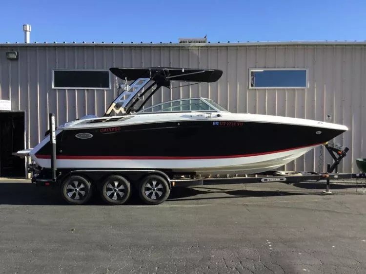 Cobalt 26SD Folding Canopy Top Samson Tower