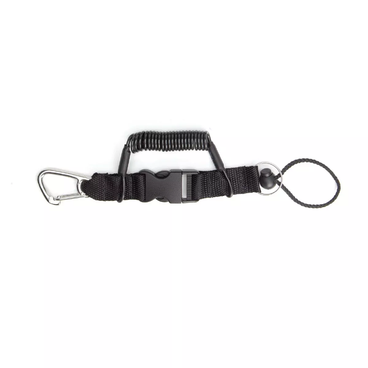 Coil Lanyard - Stainless Steel Clip /Split Ring