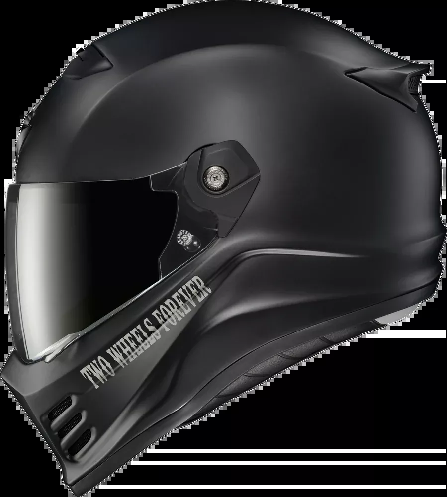 COVERT FX FULL FACE HELMET VTWIN VISIONARY MATTE BLACK
