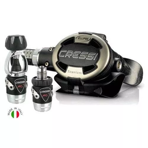 Cressi Sub Elipse Titanium Scuba Regulators – Dive Regulator