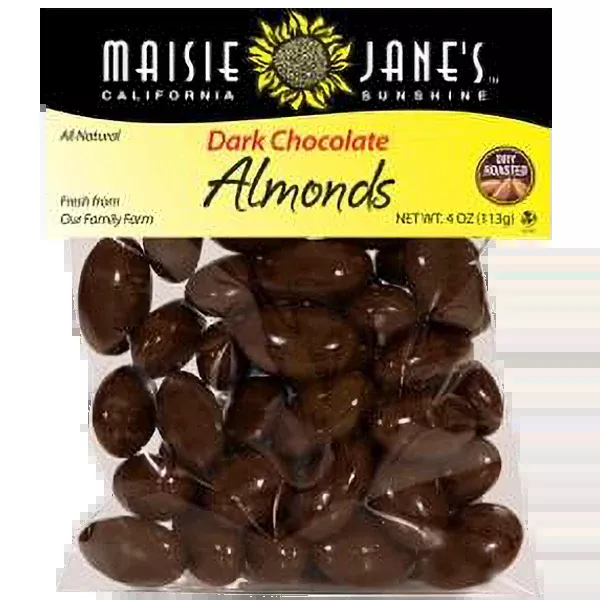 Dark Chocolate Almonds - 4 oz
