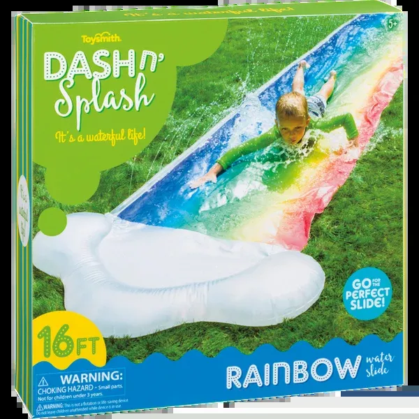 Dash n' Splash Rainbow Water Slide