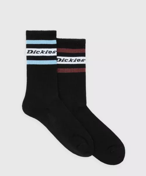 Dickies Genola Unisex Socks - Black/Tibetan Red
