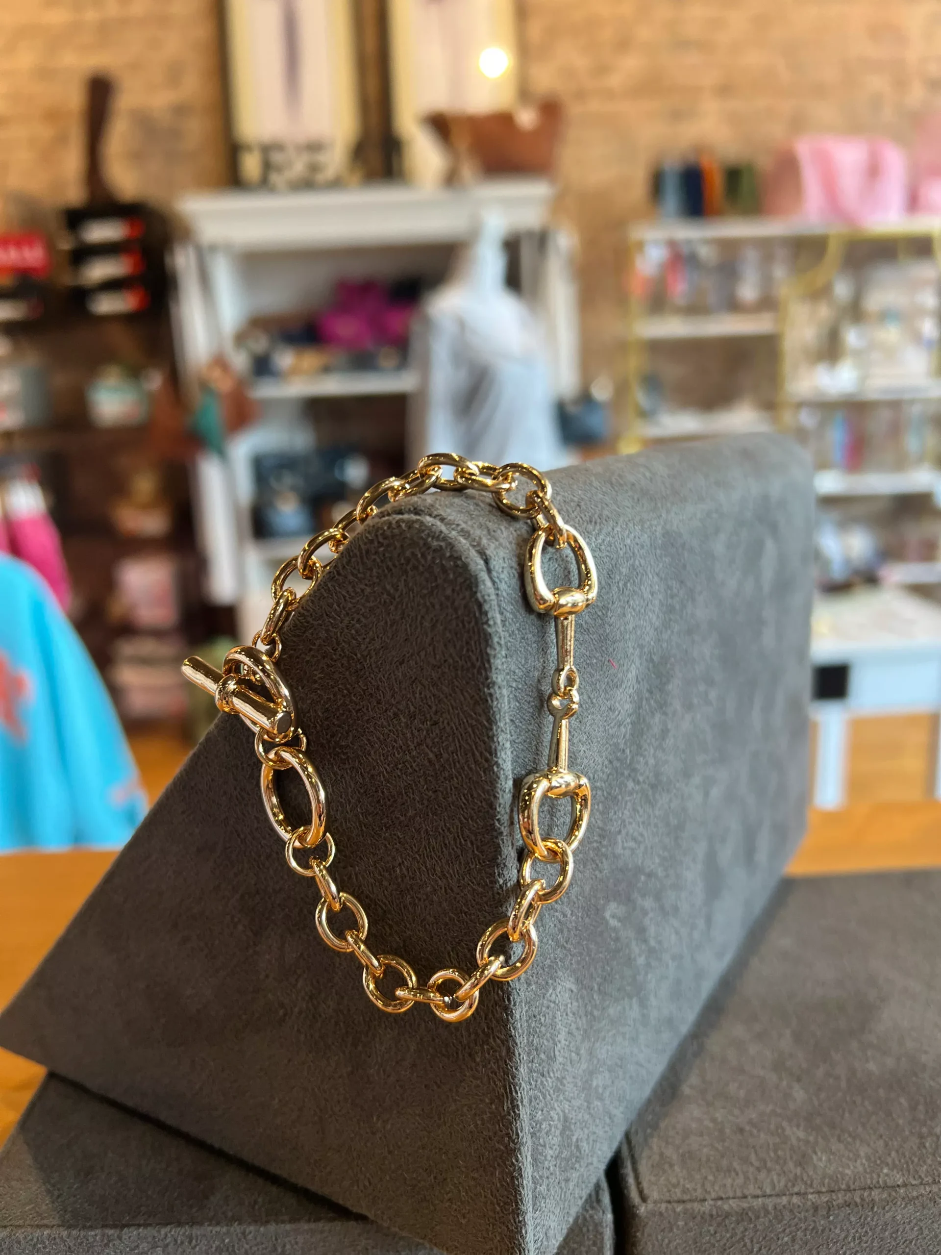 Elissa Horsebit Toggle Bracelet