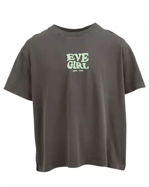 Eve Girl Aths Tee - Charcoal