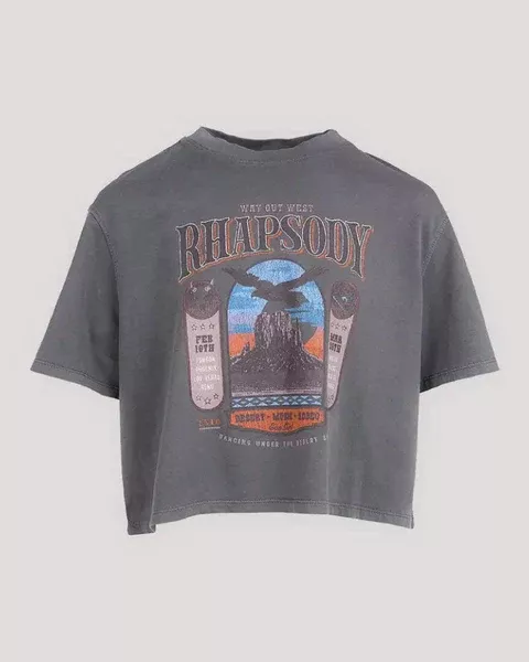 Eve Girl Rhapsody Tee - Charcoal
