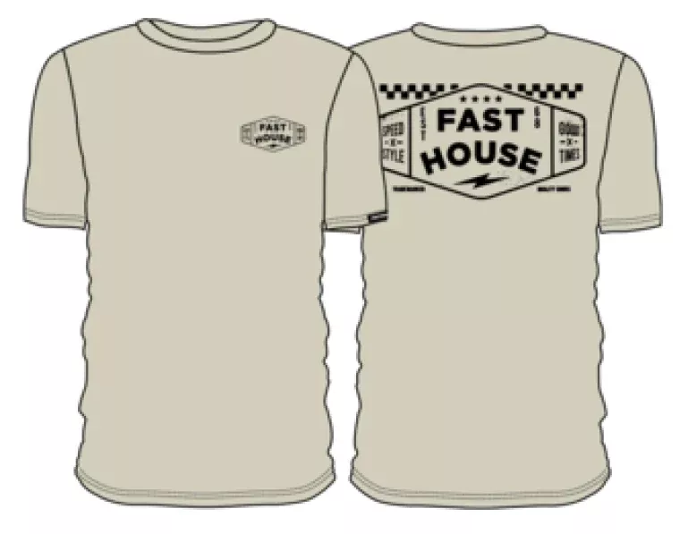 FastHouse STATION TEE NATURAL 3XL - STATION TEE NATURAL