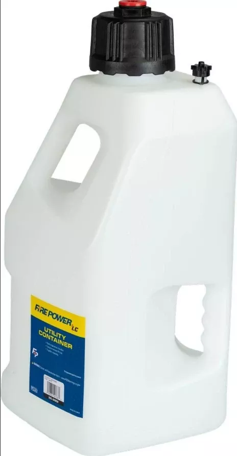 Fire Power LC Utility Container White 5 GAL SOLD BY UNIT