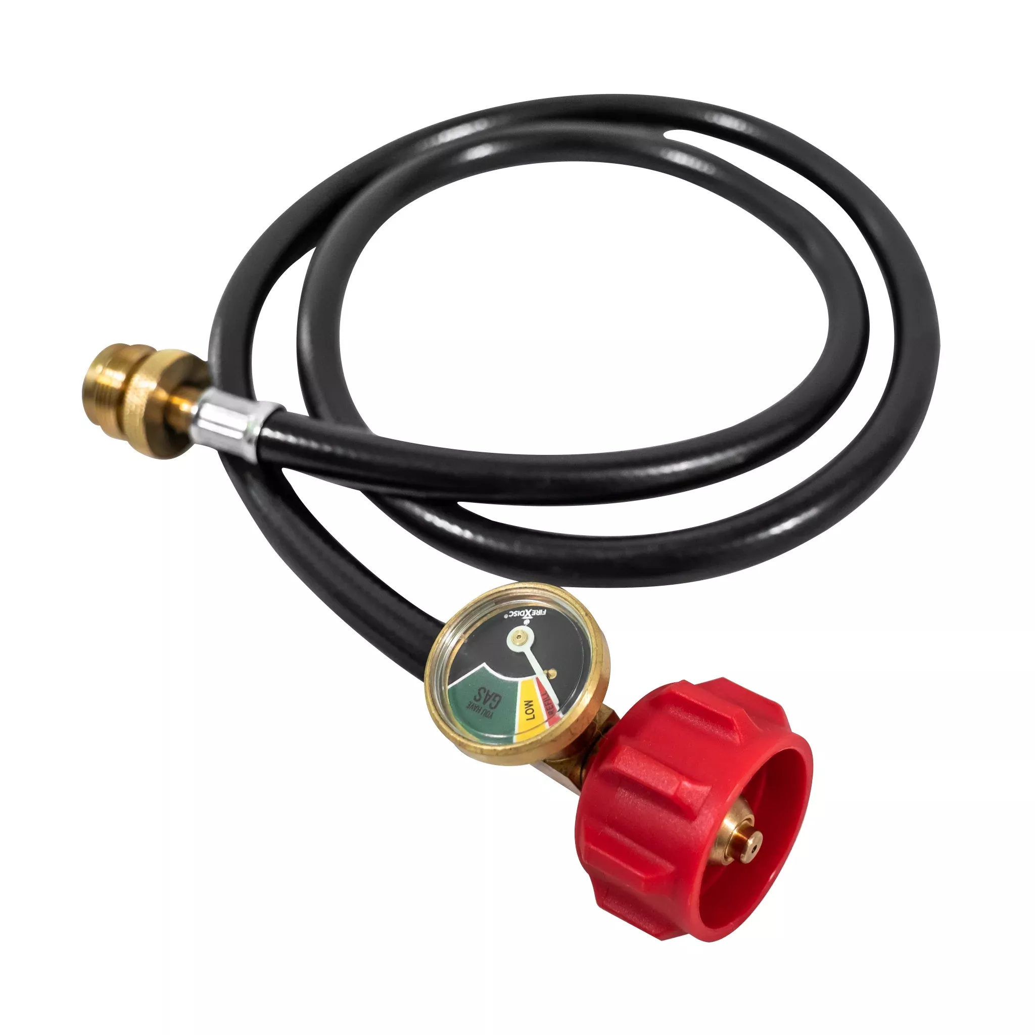 FireDisc: 4-ft Conversion Adaptor Hose with Gauginator