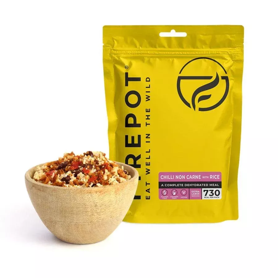 Firepot Chili Non Carne & Rice (vegan)