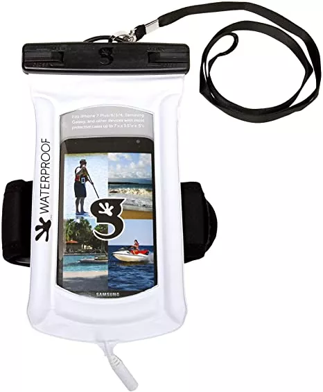 Float Phone Dry Bag w /Audio /Armband