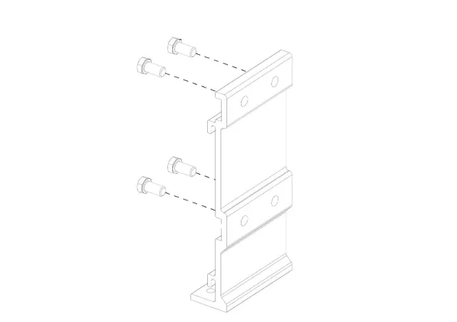 FLOE Vertical Bumper Mounting Kit for Quick-Attach Roll-In Docks – 510-03037-00