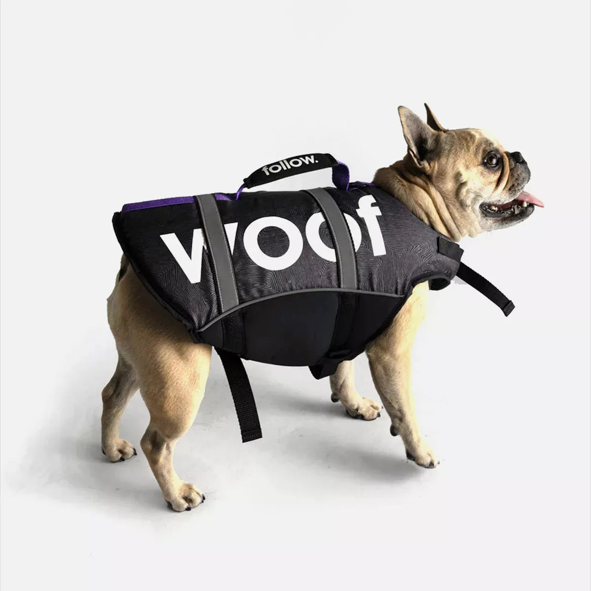 Follow Dog Floating Aid - Black