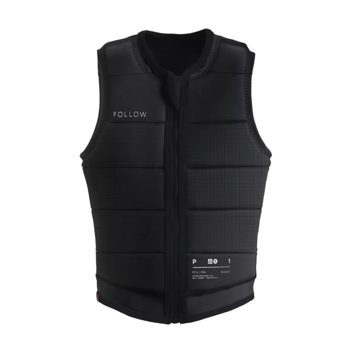 Follow P1 Traction Ladies Comp Wake Vest in Black