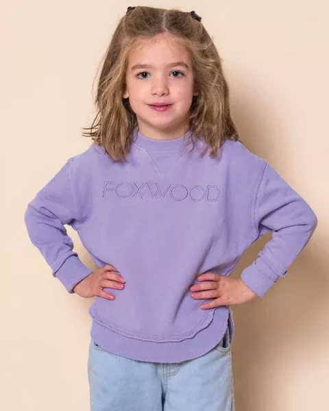Foxwood Kids Simplified Crew - Lavender