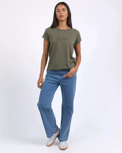 Foxwood Signature Tee - Khaki