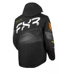 FXR Men's Boost 2-in-1 Jacket, Black/Orange/Hi Vis