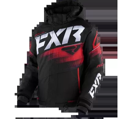 FXR Youth Boys Boost Jacket Black/Red